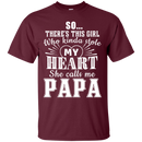 She calls me Papa t-shirt CustomCat