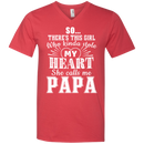 She calls me Papa t-shirt CustomCat