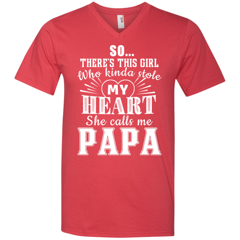 She calls me Papa t-shirt CustomCat