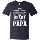 She calls me Papa t-shirt CustomCat