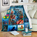 She Dreams Of The Ocean Late At Night And Longs For The Wild Salt Air Mermaid Fleece Blanket interestprint