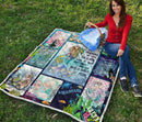 She Dreams Of The Ocean Late At Night And Longs Mermaid Quilt interestprint