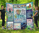 She Dreams Of The Ocean Late At Night And Longs Mermaid Quilt interestprint