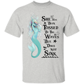 She Has Been Tossed By The Waves Mermaid T-Shirt CustomCat