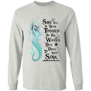 She Has Been Tossed By The Waves Mermaid T-Shirt CustomCat