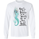 She Has Been Tossed By The Waves Mermaid T-Shirt CustomCat