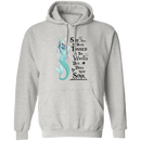 She Has Been Tossed By The Waves Mermaid T-Shirt CustomCat