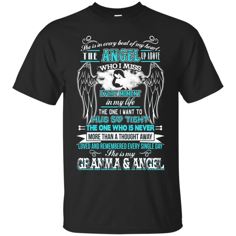 She Is My Grandma And Angel T-shirts CustomCat