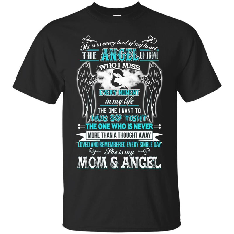 She Is My Mom and Angel T-shirts CustomCat