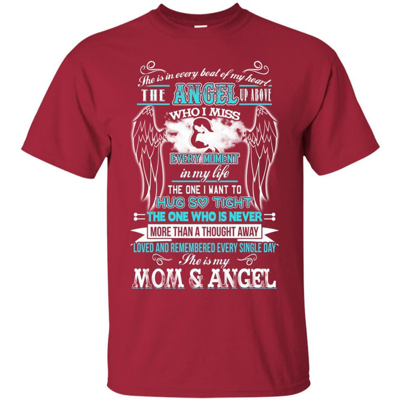 She Is My Mom and Angel T-shirts CustomCat