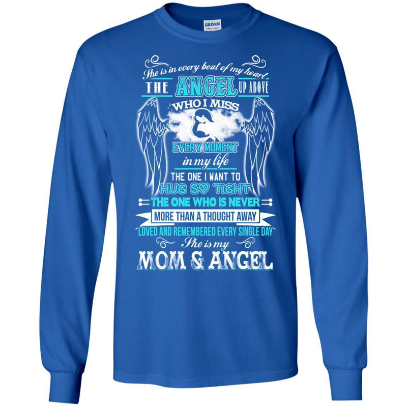 She Is My Mom and Angel T-shirts CustomCat