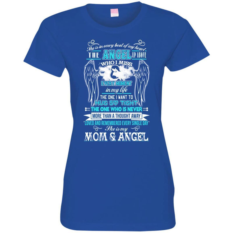 She Is My Mom and Angel T-shirts CustomCat