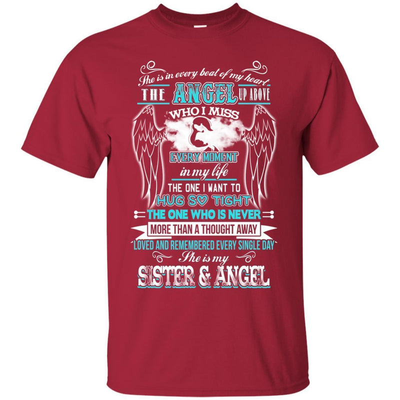 She Is My Sister and Angel T-shirts CustomCat