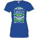 She Works I Work I Spoil Her She Spoils Me She Is My Wife T Shirts CustomCat