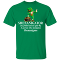 Shenanigator A Person Who Instigates Shenanigans Funny Gifts Patrick's Day Irish T-Shirt
