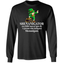 Shenanigator A Person Who Instigates Shenanigans Funny Gifts Patrick's Day Irish T-Shirt
