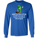 Shenanigator A Person Who Instigates Shenanigans Funny Gifts Patrick's Day Irish T-Shirt