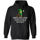 Shenanigator A Person Who Instigates Shenanigans Funny Gifts Patrick's Day Irish T-Shirt