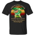 Shenanigator A Person Who Instigates Shenanigans Funny Gifts Patrick's Day Irish T-Shirt