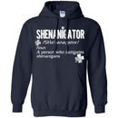 Shenanigator Noun A Person Who Instigates Shenanigans Funny Gifts Patrick's Day Irish T-Shirt CustomCat