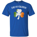 Shenanigator Shamrock Ireland Flag Funny Gifts Patrick's Day Irish T-Shirt CustomCat