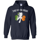 Shenanigator Shamrock Ireland Flag Funny Gifts Patrick's Day Irish T-Shirt CustomCat