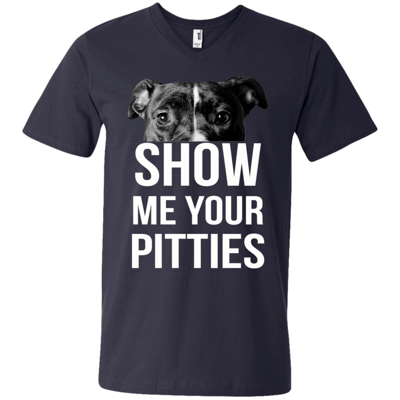 Show Me Your Pitties T-shirt For Pit Bull Lovers CustomCat