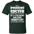 SISTER Of Awesom Hairstylist T-shirt & Hoodie CustomCat