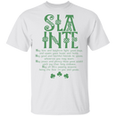 Slainte Irish Funny Gifts Patrick's Day Irish T-Shirt