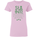 Slainte Irish Funny Gifts Patrick's Day Irish T-Shirt