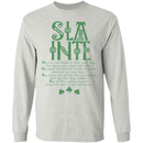 Slainte Irish Funny Gifts Patrick's Day Irish T-Shirt