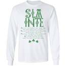 Slainte Irish Funny Gifts Patrick's Day Irish T-Shirt