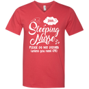 Sleeping Nurse Please Do Not Disturb Unless You Need CPR Funny Tshirts CustomCat