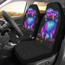 Sloth Neon Car Seat Covers (Set of 2) interestprint