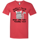 Smelly cat smelly cat wht are they feeding you funny T-shirts CustomCat