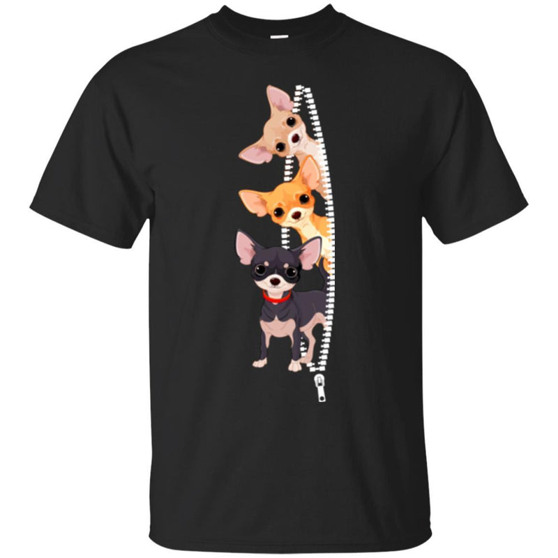 Sneaky Chihuahua Cute Animal Dog Lovers Shirts CustomCat