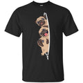 Sneaky Pug Dog Cute Animal Lovers Shirts CustomCat