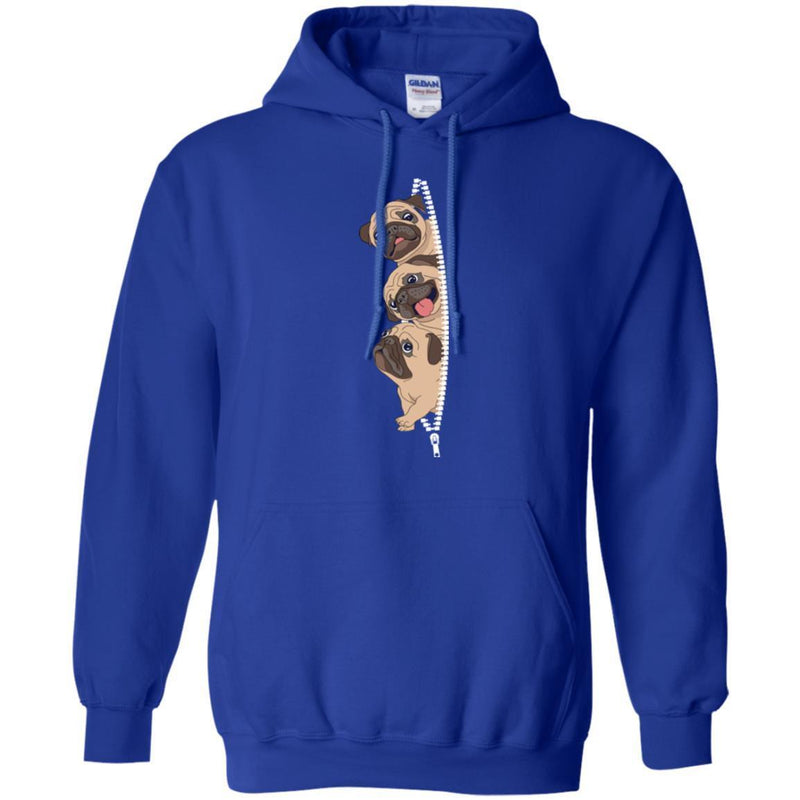 Sneaky Pug Dog Cute Animal Lovers Shirts CustomCat