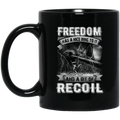Sniper Coffee Mug Freedom Has A Nice Ring To It And A Bit Of Recoil Sniper 11oz - 15oz Black Mug CustomCat
