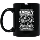 Sniper Mug Mess With My Family From A Place You Will Not See Will Come A Sound Not Hear 11oz - 15oz Black Mug CustomCat