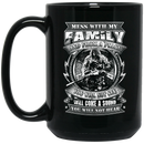 Sniper Mug Mess With My Family From A Place You Will Not See Will Come A Sound Not Hear 11oz - 15oz Black Mug CustomCat