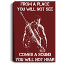 Sniper Soldier Canvas - From A Place You Will Not See Comes A Sound You Will Not Hear Canvas Wall Art Decor