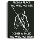 Sniper Soldier Canvas - From A Place You Will Not See Comes A Sound You Will Not Hear Canvas Wall Art Decor