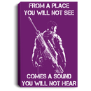 Sniper Soldier Canvas - From A Place You Will Not See Comes A Sound You Will Not Hear Canvas Wall Art Decor