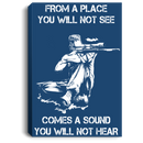 Sniper Soldier Canvas - From A Place You Will Not See Comes A Sound You Will Not Hear Canvas Wall Art Decor