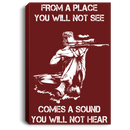 Sniper Soldier Canvas - From A Place You Will Not See Comes A Sound You Will Not Hear Canvas Wall Art Decor