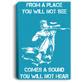 Sniper Soldier Canvas - From A Place You Will Not See Comes A Sound You Will Not Hear Canvas Wall Art Decor