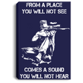 Sniper Soldier Canvas - From A Place You Will Not See Comes A Sound You Will Not Hear Canvas Wall Art Decor