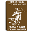 Sniper Soldier Canvas - From A Place You Will Not See Comes A Sound You Will Not Hear Canvas Wall Art Decor