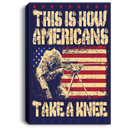Sniper Soldier Canvas - Sniper This Is How Americans Take A Knee Canvas Wall Art Decor